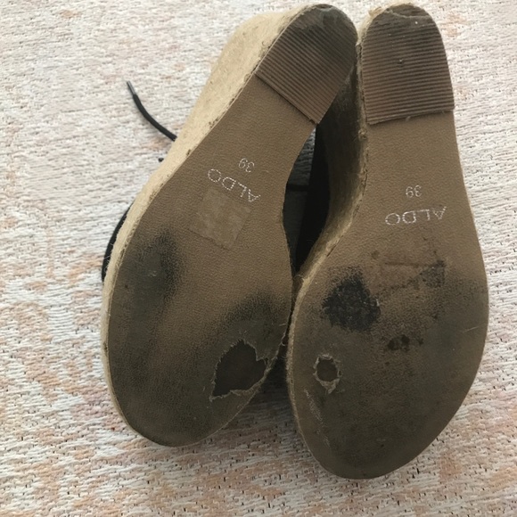ALDO Wicker Wedge Heels - Picture 4 of 5
